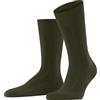FALKE Calzini Uomo Lhasa Rib M So Lana Cashmere Tinta Unita 1 Paio, Verde Artichoke 7436, 43-46, Artichoke verde 7436, 43-46