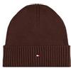 Tommy Hilfiger TH Flag Pima Cotton Beanie Color City Yellow, One Size ZE1 - City Yellow One Size