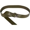 styleBREAKER Cintura a vita monocolore da donna con fibbia a forma di ferro di cavallo, monocolore, cintura all'anca, Onesize 03010120