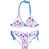 SHEKINI Costumi da Bagno Bambine Due Pezzi Carino Stampati Regolabili Triangolo Bikini Costume Ragazze Swimwear per 6-14 Anni (6-8 Years, Albero di Cocco)