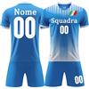 OPUTWDF Maglie da Calcio Personalizzata Completo Calcio Personalizzati per Bambino e Adulto con Il Tuo Nome Numero Squadra e Logo Maglia Calcio
