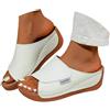Generico Sandali Donna Estive - Comode Morbida Punta Aperta Ciabatte Spiaggia Mare Zeppa Estive Leggere Eleganti Pantofole Anatomiche Ortopediche Scarpe Antiscivolo Arch Support Sandali