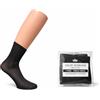 DAC calze igieniche taglia unica - confezione da 20 paia - made in Italy (NERO)