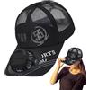 Generic Cappello con Ventola incorporata,Cappello con Ventola | Cappelli rinfrescanti da Uomo,Cappello per Ventola Alimentato ad energia Solare/Ricarica USB, Cappello per Protezione Solare Traspirante