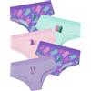 Wicked Slip Bambina, Confezione da 5 Slip Ragazze, Glinda ed Elphaba Culotte Bambina, Multicolore 7-8 Anni
