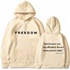 Bpoeee Freedom Sweatshirt - Soft & Cozy Cotton Hoodie for Men & Women, Stylish And Comfortable for Daily Casual Wear