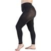 LEELA LAB Collant Senza Piede Donna Invernali, Pantacollant Curvy in Caldo Cashmere 90 Denari, Taglie Forti Donna, Aderenti, Confortevoli, Elasticizzati, Made in Italy (Dark Grey, 7)