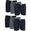 Fontana Calze & Intimo 6 Pezzi di Boxer Uomo in Cotone 100% con Apertura e Bottone