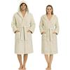Nada Home Accappatoio Unisex in Spugna 100% Cotone 400 gr con Cappuccio - Morbido e Assorbente, con Cintura, Tasche e Appendino - Uomo Donna Adulto