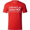 Red Bull Racing T-Shirt Ufficiale Formula 1 F1 Team Logo Formula - Rosso - L