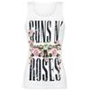 Guns N' Roses Big Guns Donna T-Shirt Bianco 100% Cotone Regular