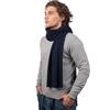 DALLE PIANE CASHMERE Sciarpa Ampia Uomo 100% Cashmere | Lunga 200 cm e larga 35, 140 g, doppio giro completo che chiude lo scollo del cappotto, filo ritorto a due capi, tinta unita