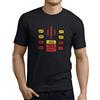 Tritó Design T-shirt in Cotone - Pannello di Controllo Kitt - Auto Fantastica - Knight Rider, Nero , S