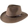 Classic Italy - Cappello Fedora Feltro Ripiegabile Idrorepellente Tesa Larga Classic Wide Fedora