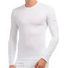 Enrico Coveri Maglia da Uomo Manica Lunga Cotone bielastico (IT, Testo, L, Regular, Regular, Bianco)