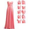 72styles Abito Cerimonia Donna Vestito Elegante Infinity Damigella d'Onore | Multiway Vestiti con Bandeau,Wedding Guest Dress Abiti Lungo