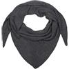 styleBREAKER Sciarpa triangolare donna in lana e alpaca,Grigio scuro