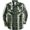 Dubinik® 6 oz Camicia Flanella Uomo Invernale Camicia Uomo Flanella Cotone | Western, Cowboy, Con Bottone Automatico, Quadri, Cotone Traspirante, Tessuto Pre-ristretto, Due Tasche Con Patta