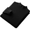 Niiyyjj Maglione da uomo in 100% lana merino a collo alto lavorato a maglia tinta unita maglione a collo alto spesso pullover casual