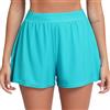 Halcurt Costume da bagno da donna, ad asciugatura rapida, da spiaggia, da surf, taglie S-XXL, Azzurro cielo1, M