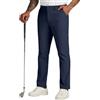 WILLIT Pantaloni da golf da uomo, elasticizzati, ad asciugatura rapida, da lavoro, casual, con 4 tasche, 30/32/34