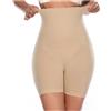 YGMNQAL Pantaloncini Contenitivi Donna Taglia XS-5XL Corsetto Modellante for La Vita Corsetto Modellante for Il Corpo da Donna Pantaloni Snellenti Pantaloncini di Controllo della Pancia(Apricot,5XL)