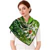 PoeticEHome Scialli in Cashmere per Donna 90x90 cm - Sciarpe Quadrate Leggere come una Piuma con Stampa Artistica, Confezione Regalo