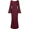 Yekdmxop Abito Elegante Donna Abiti Da Cerimonia Donna Curvy Abito Aderente Capodanno Abiti Con Paillettes Da Sera Elegante Vestiti Sposa Vestito Brillante Maniche lunghe Tubino Cocktail Party Glitter