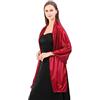 LumiSyne Donna Scialle Stola In Raso Setoso Per Abito Da Sera Tinta Unita Sciarpe Lunga Leggero Elegante Wrap Stola Per Sposa Matrimonio Cerimonia Festa, 200×70cm