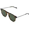 NOOZ Optics Occhiali da Sole Polarizzati Unisex DINO - Eleganti e Sottili - Protezione 100% UV - Occhiali da Sole Uomo e Donna - Custodia Compatta - Quadrata - Tartaruga -