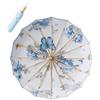Meichoon Ombrello da sole retrò UPF50+, protezione UV, grande, 102 cm, per 2 persone, in fibra di vetro ispessita, a doppio osso, 16 costole, impermeabile, resistente al vento, pieghevole, per donne