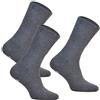 DeoMed Calzini Diabetici Uomo Donna - 3 paia MEDIC DEO COTON Calze senza elastico, extra larghi, Cotone Calzini Sanitari per Diabetici (44-46, 3 paia: Grafite)