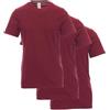 SADISRLS Payper Sunset T-Shirt Uomo 100% Cotone 155 g/m² Maglietta Manica Corta Girocollo Basic Confezione 3 o 5 Pezzi, Ideale per Lavoro e Uso Quotidiano (IT, Testo, M, Regular, Regular, 3, Bordeaux)