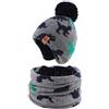 XIAOHAWANG Cappello Dinosauro Sciarpa Cappello Invernale per Bambino Ragazzo Ragazza Cappello Autunnale Riscaldante da 0 a 7 Anni