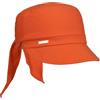 Seeberger Bandana con Visiera Uni Jersey Donna - da Sole Primavera/Estate Estate - Taglia Unica Arancia