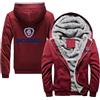 WZYRZ Felpa con cappuccio in pile da uomo per giacca S.C.A.N.I.A. Felpa con cappuccio a maniche lunghe, casual, semplice, sportiva, comoda, con tasche,B-3x_l
