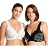 Curve Muse Reggiseno con Ferretto Sfoderato Minimizer-x2 | Stampato, Nylon, Elastan