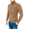 Evoga Pullover Dolcevita Uomo a Collo Alto Maglione Invernale in ciniglia