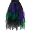 Generico Gonna Lunga Donna Gonna Tulle Tulle Nera Donna 5Xl A Balze Bianca Strati Lunga Nero Tutu Danza Classica In Su Misura Danza Gonnellino Classica Fino A Terra Nera Vestito Ballerina Maxi Di Carnevale Da