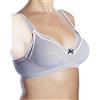Chicco 00001162200410 Reggiseno Postparto in Cotone, 4C, Grigio