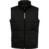 B&C Collection Gilet Impermeabile in Nylon Imbottito Senza Maniche Scaldacollo - Nero (2XL)