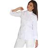 tessile astorino RICAMO 0 - Giacca Cuoco Donna - Bianca, Bottoni a Pressione - Casacca Chef per Ristorante e Cucina - Made in Italy (XS)