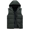 Vhersily Gilet da Uomo con Cappuccio Casual Inverno Caldo Outdoor Imbottito Senza Maniche Trapuntato Giubbotto Smanicato Invernale Giubbino Giacca Cappotto Puffer Imbottiti, Per Il Tempo Libero