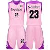 LAIFU Completo Basket Bambino Personalizzabile|Completino Basket per Uomo/Ragazzo/Bambin Personalizzato Nome Stampato Numero Logo