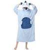 Xinlong Coperte con Cappuccio Animal Unisex Lungo Taglie Forti Panda Werable Blanket Hoodie Felpone con Maniche Indossabile per Divano TV Casa