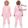 FERRUCCI COMFORT Tutone Pigiama Intero Anziano Invernale 9014/1, Zip Dorso, Ferrucci Comfort | Pigiama Sanitario per Anziani, Unisex, Felpato con Cerniera Posteriore, Manica Lunga, Caldo e Traspirante, Lavabile a 60°