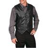 DASONLUE Gilet in pelle da uomo, design tradizionale, per il tempo libero, bottoni, giubbotto da motociclista, in ecopelle, morbido e leggero, in pelle PU, Nero , S