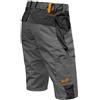 strongAnt Shorts Stretch Berlin PRO Uomo Estate Pantaloni da Lavoro Corti Cargo - Colore: Grigio-Nero, Taglia: 44