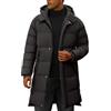 Yuson Girl Cappotto Uomo Invernale Parka Caldo Giacca Antivento Cappotto con Cappuccio Lungo Giubbotto Impermeabili Giaccone Trapuntata Cappotti con Cerniera e Tasche Giacca