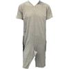 Ferrucci Pigiama Tutone Sanitario Comfort Manica Corta Pantalone Corto 2 Cerniere/Zip Estivo (Rosa, XL)